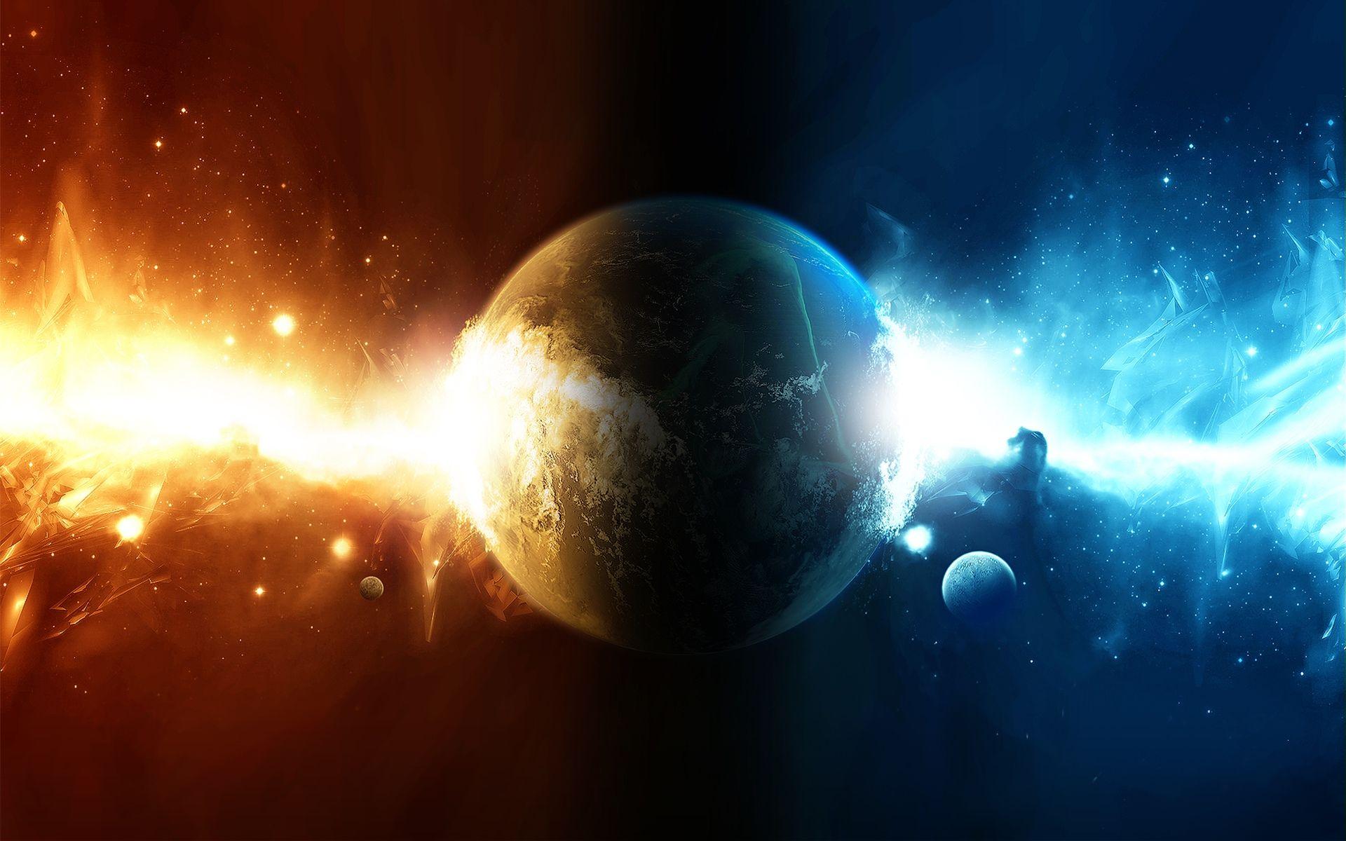 1920x1200 Earth, wallpaper, original, red, blue