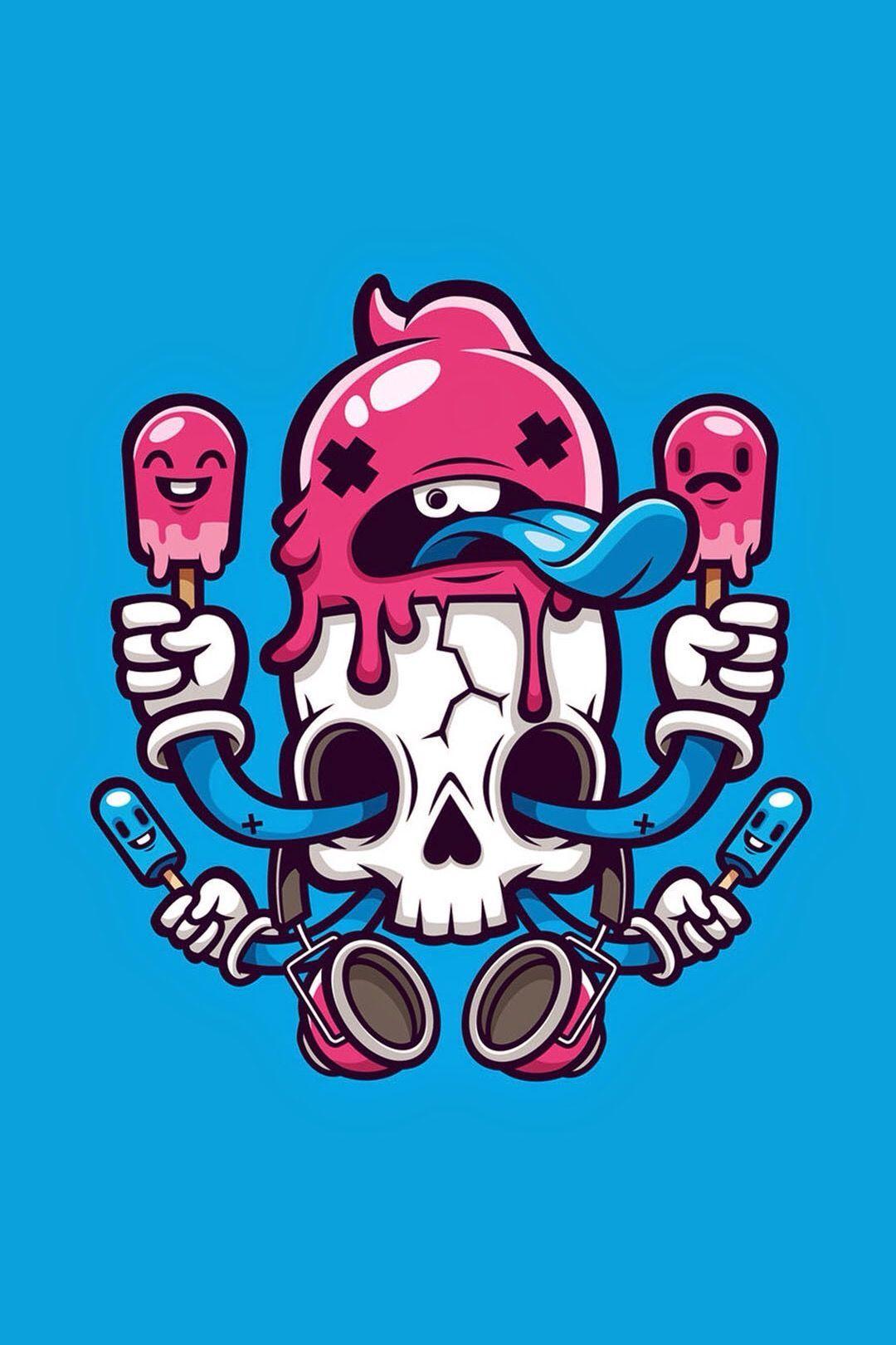 1080x1620 Skulls. Drawing cartoons