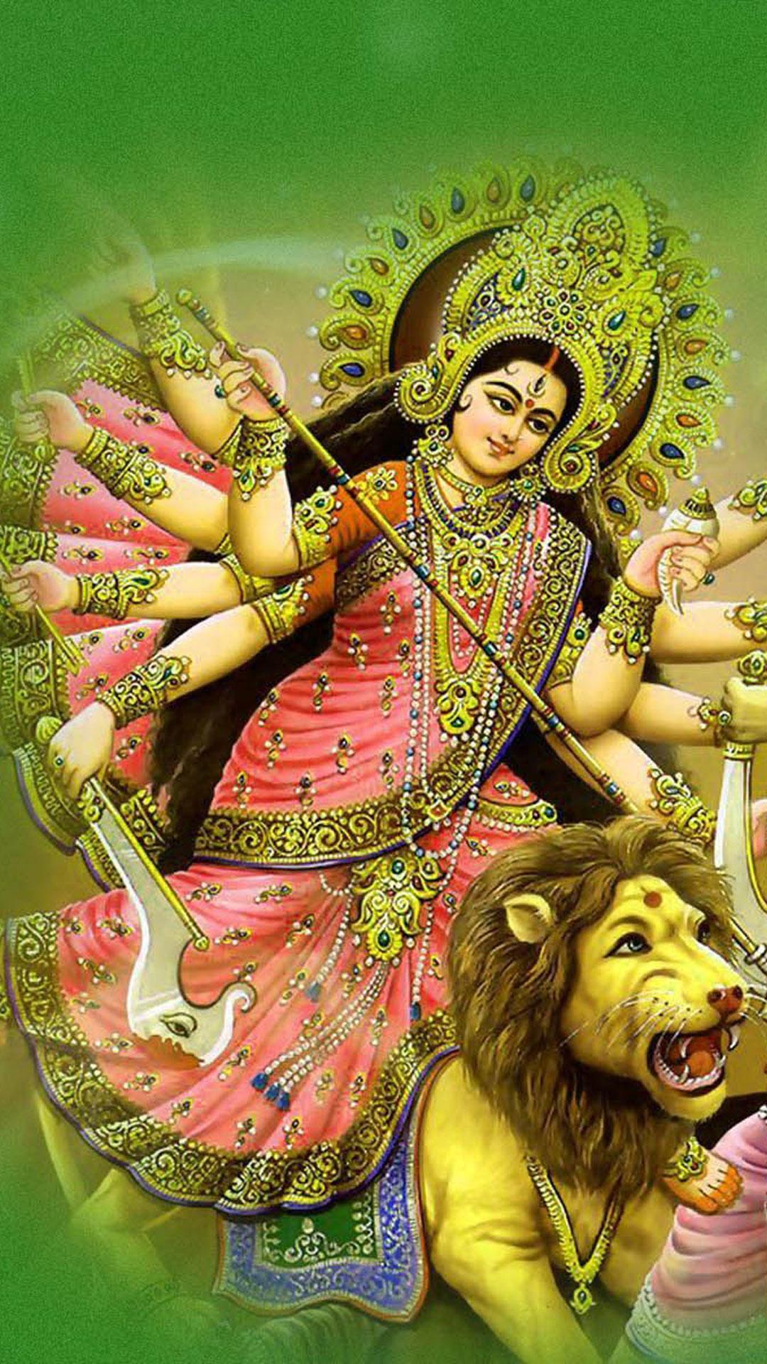 1080x1920 Goddess Durga Wallpaper