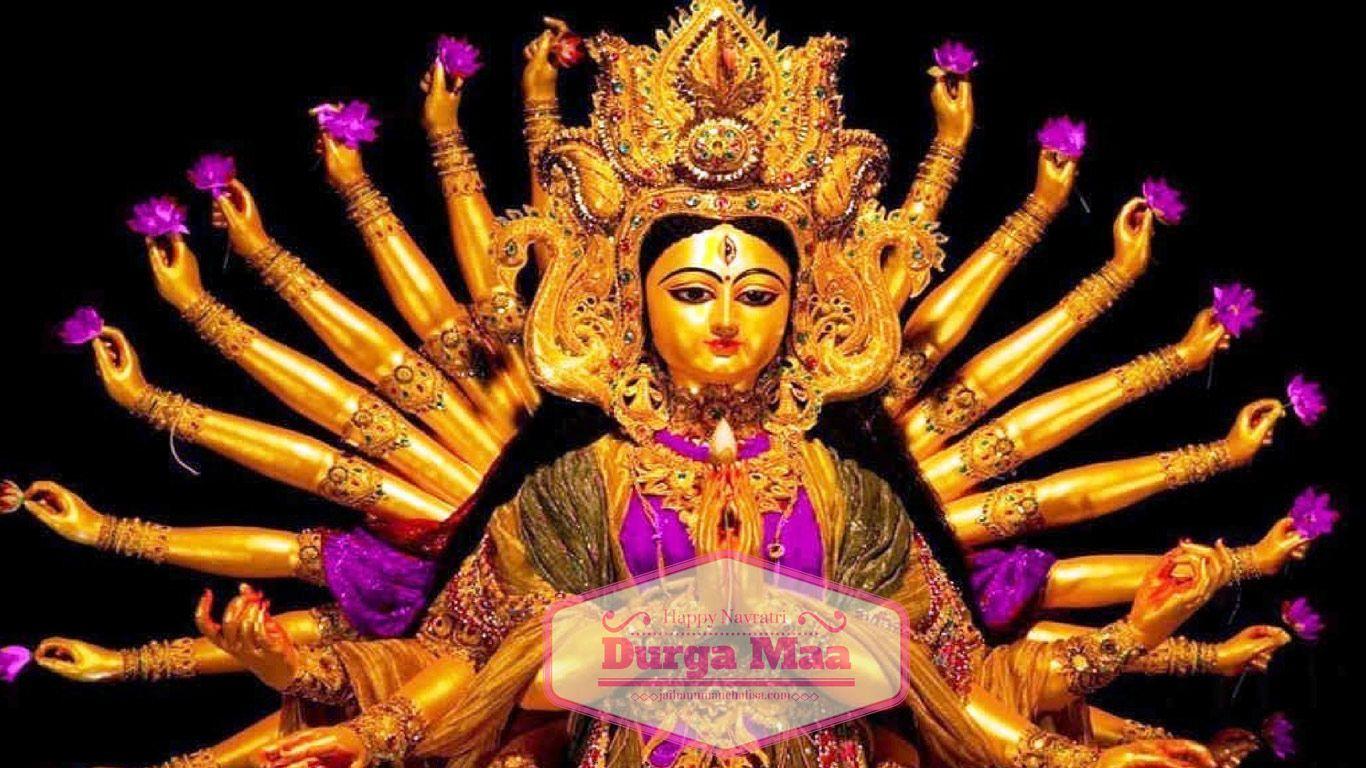 1366x768 Durga maa photo & HD wallpaper free download