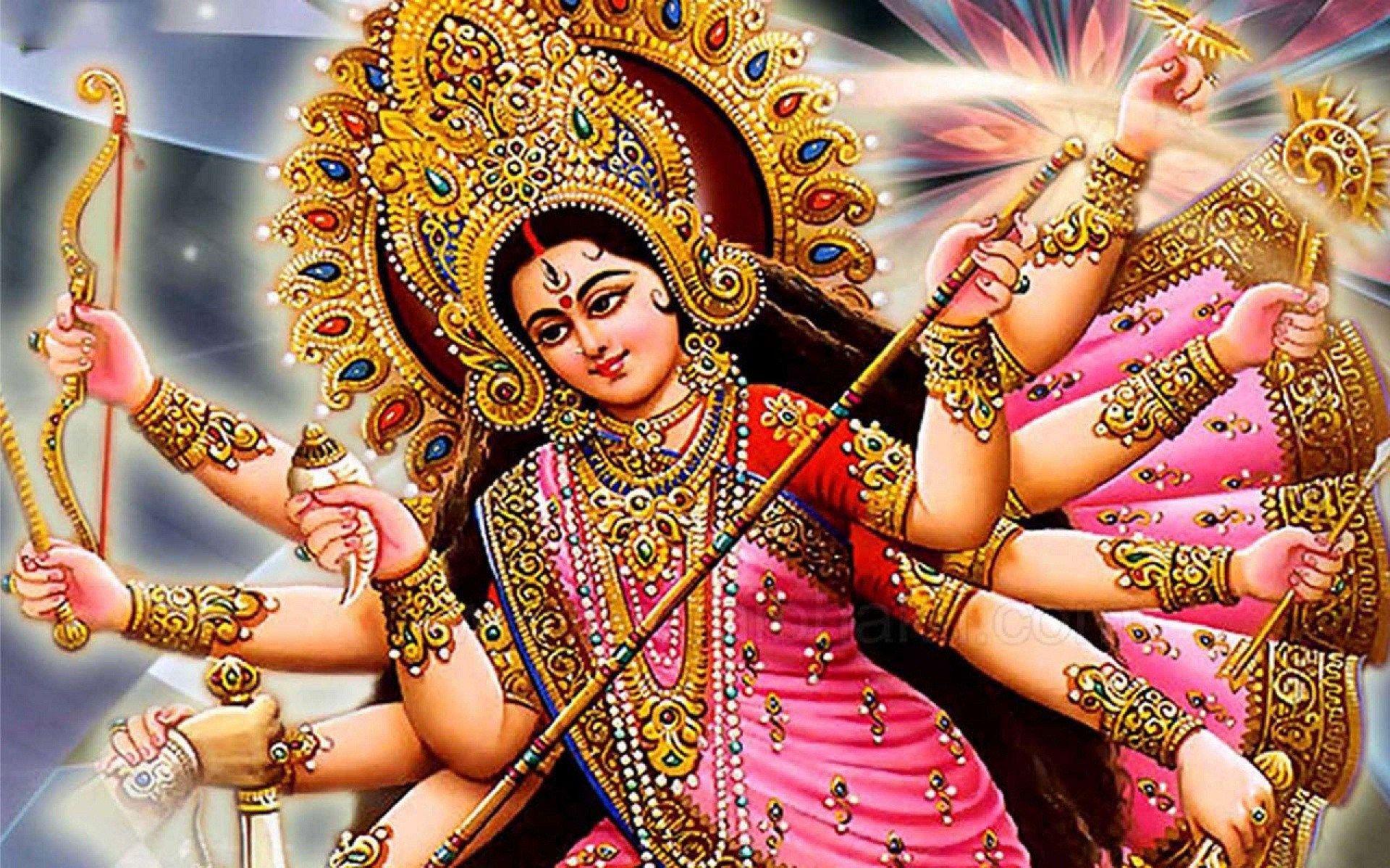 1920x1200 Maa Durga Ambe Aradhana Festival HD Wallpaper Rocks Maa