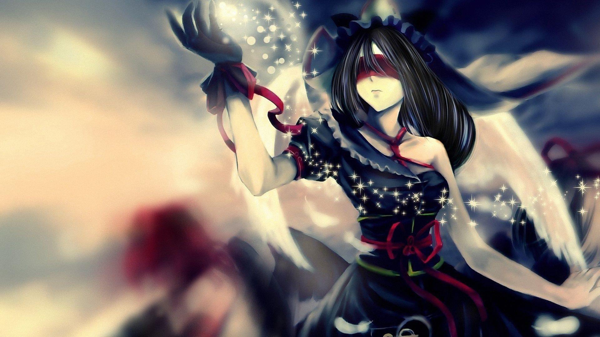 1920x1080 angel, Anime Girls, Blindfold, Themis Wallpaper HD / Desktop
