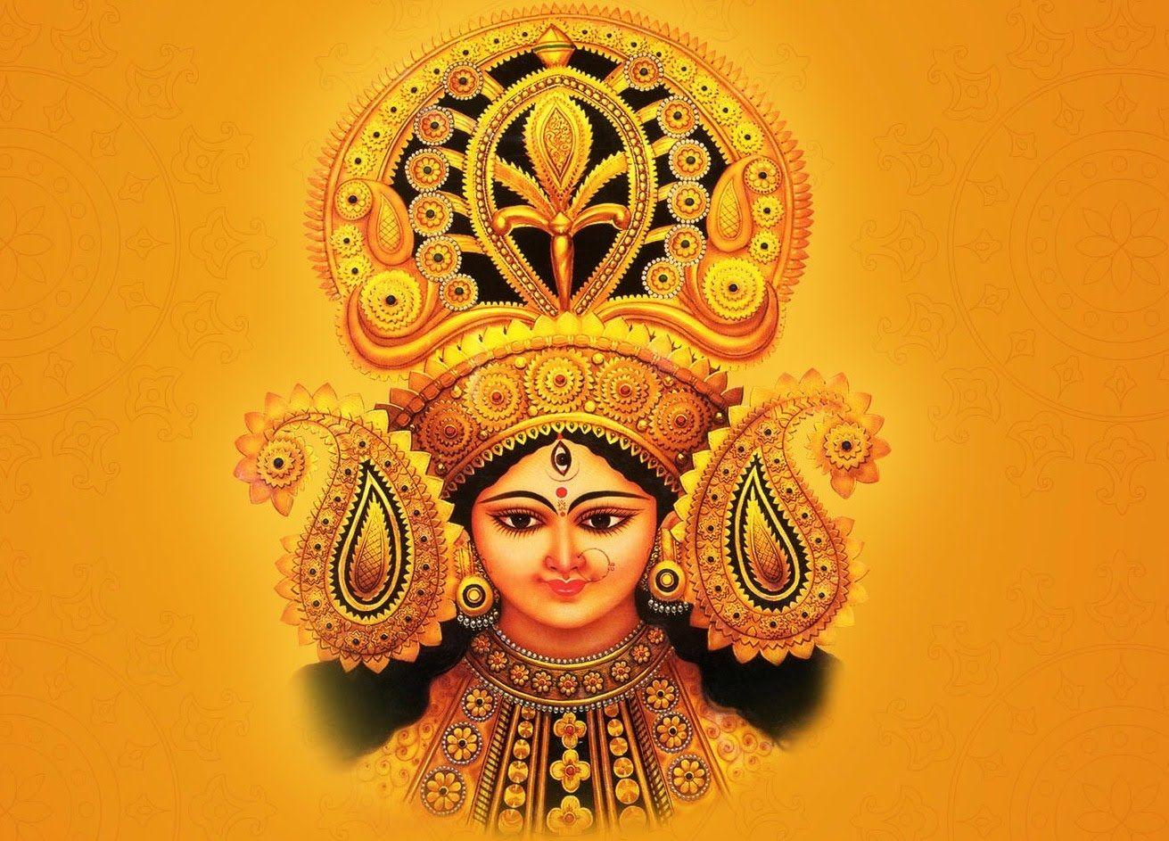1311x943 Durga Maa HD Image Wallpaper