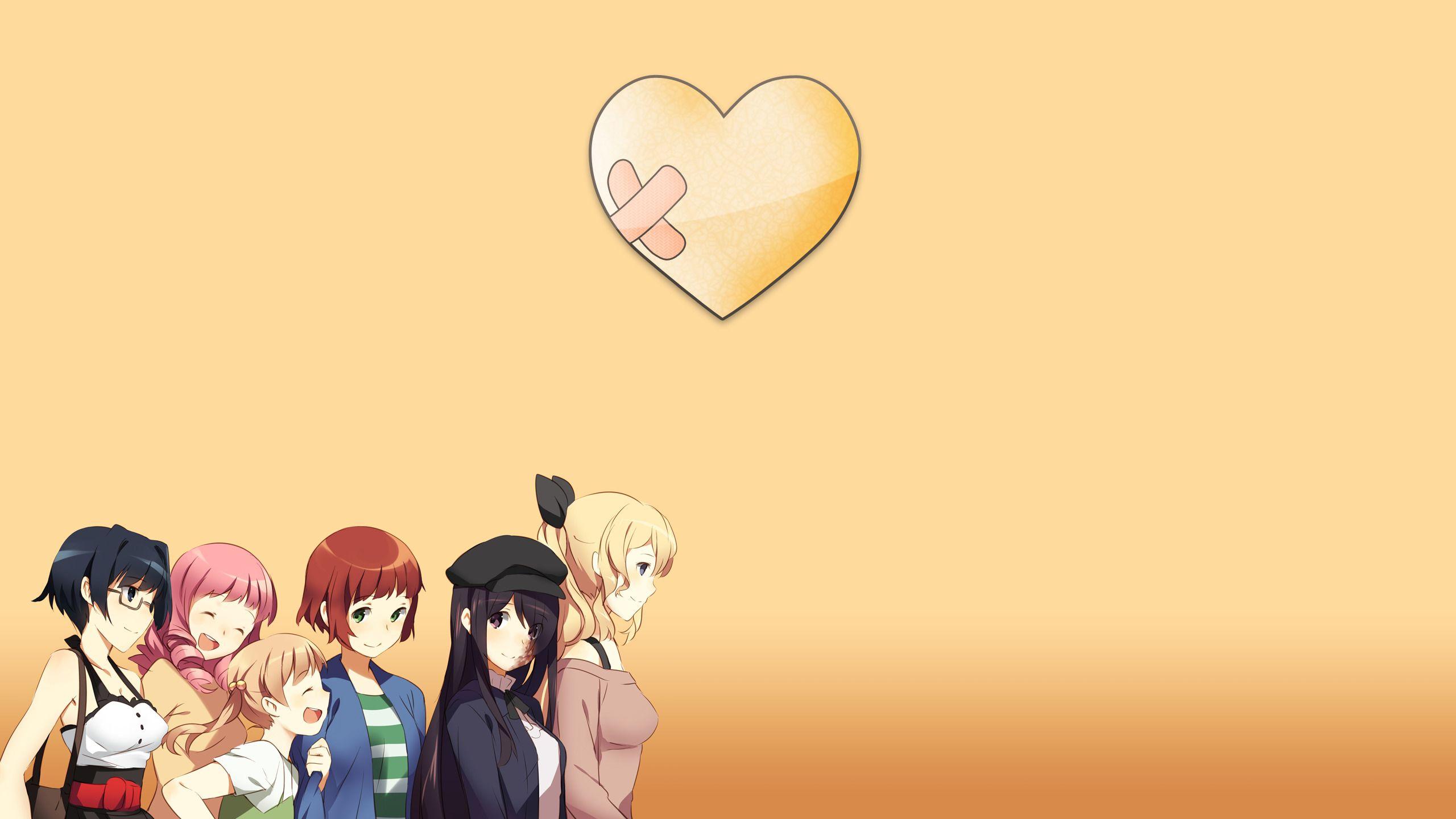 2560x1440 Katawa Shoujo Ibarazaki Emi Hanako Ikezawa Lilly Satou