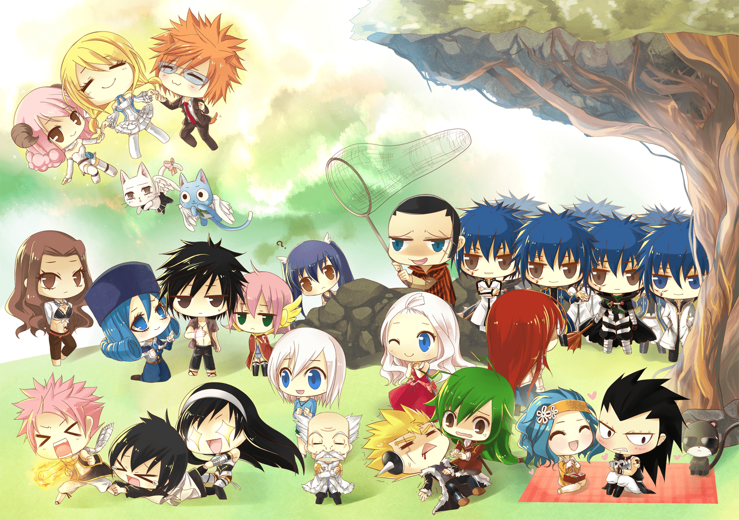 1500x1055 Fairytail Songs Image Tail Wallpaper Chibi