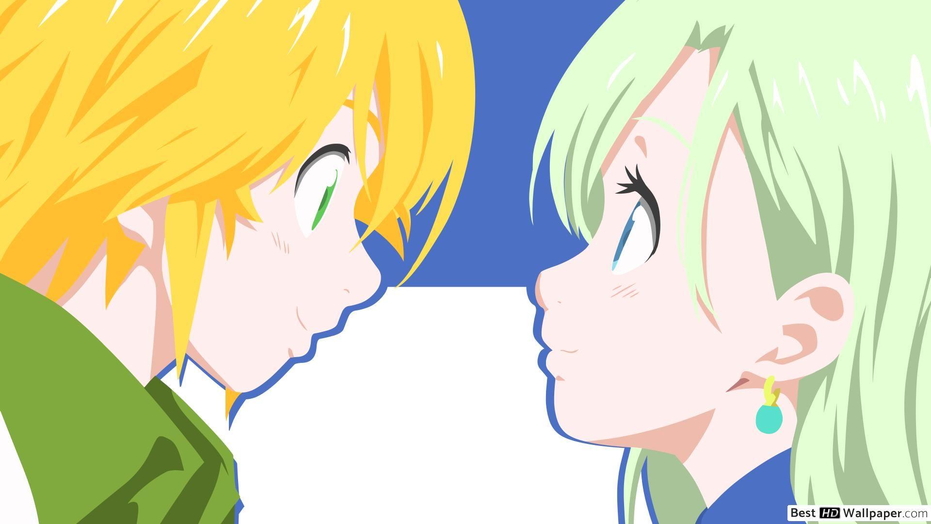 1920x1080 The Seven Deadly Sins & Elizabeth Liones (Vector) HD