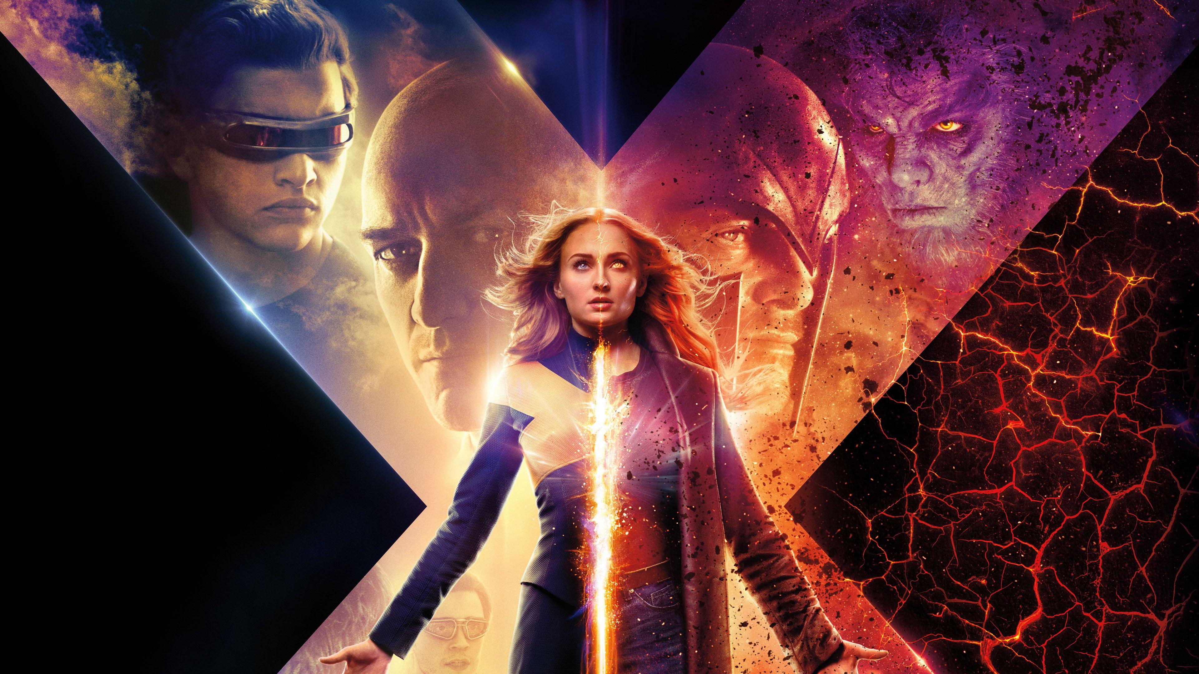 3840x2160 X Men Dark Phoenix 2019 Movie New Poster 4K Wallpaper