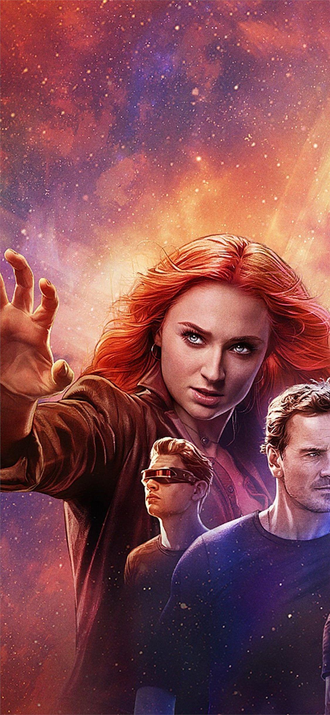 1125x2436 x men dark phoenix 4k 2019 poster iPhone X Wallpaper Free Download