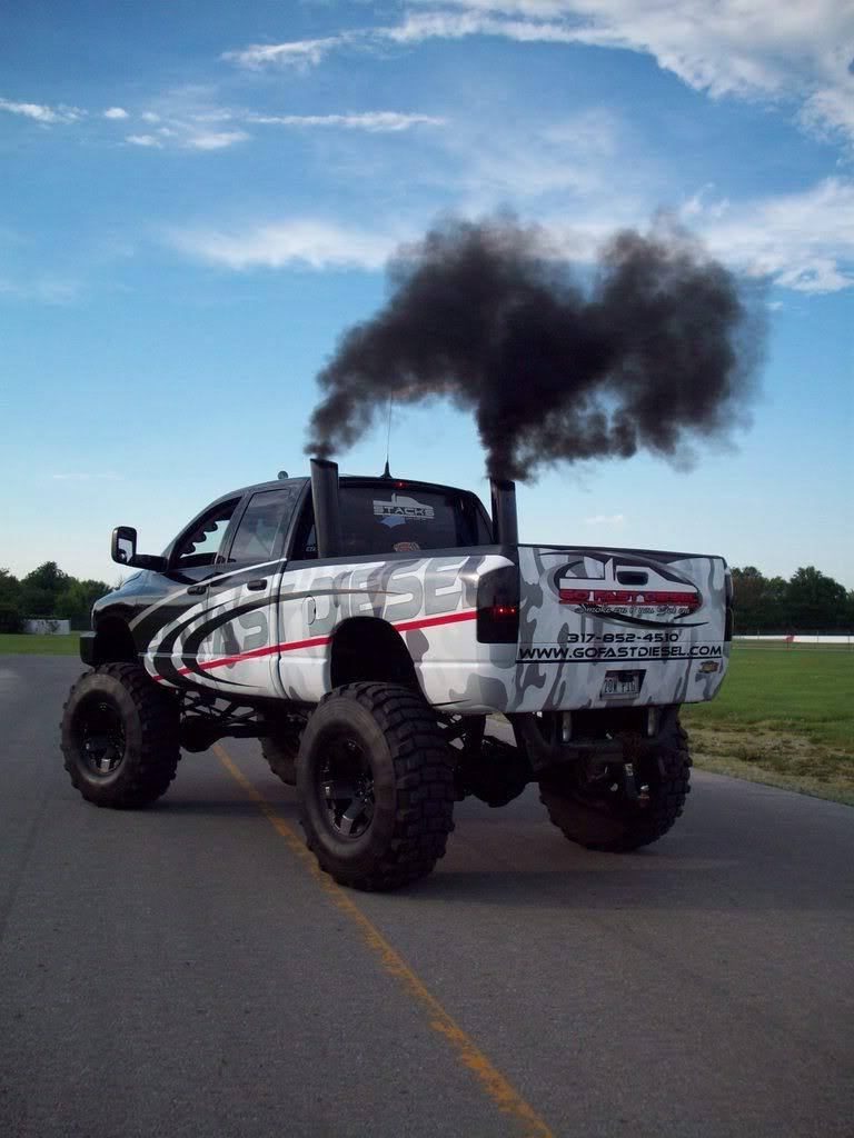 768x1024 Dodge Cummins Big Black Smoke Graphics, Picture, & Jacked