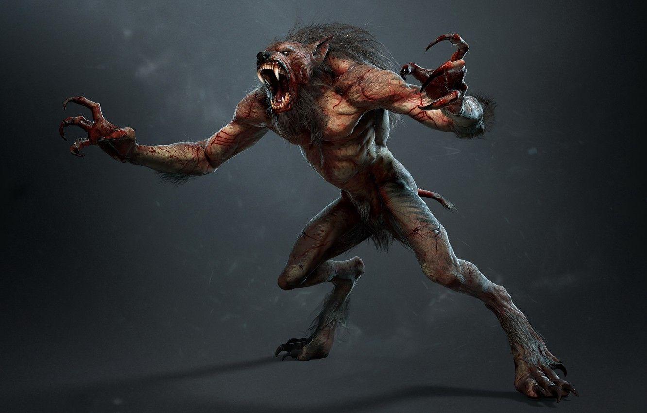 1332x850 Wallpaper monster, beast, werewolf, lycanthrope, werewolf