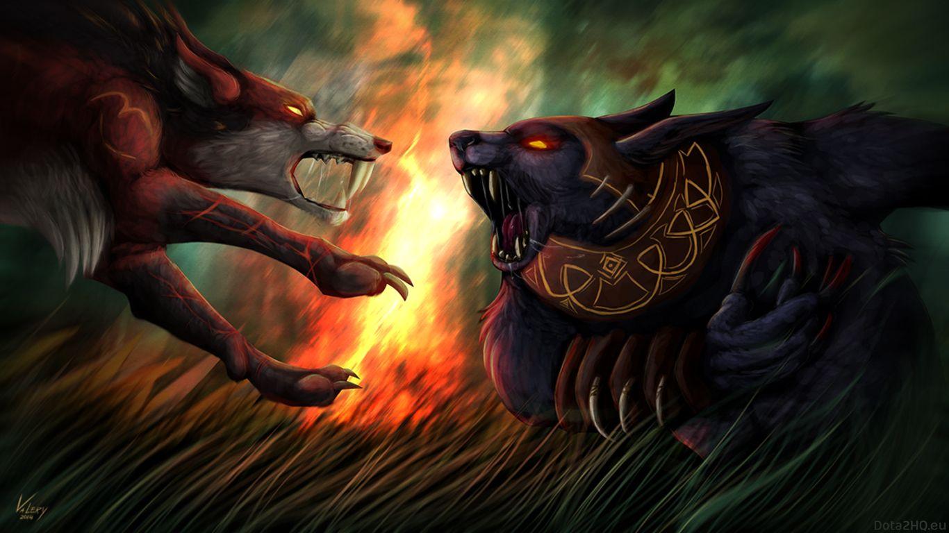 1366x768 Lycan Vs Ursa 2 Ursa Vs Lycan, Download Wallpaper
