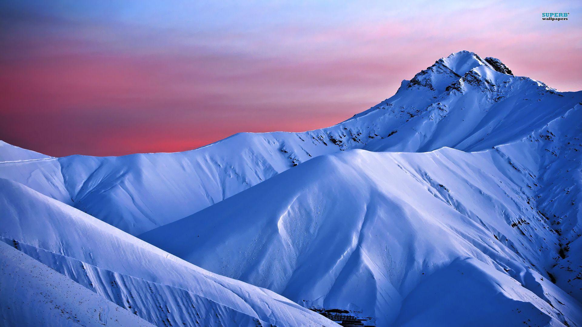 1920x1080 Free Snow Mountain Wallpaper Full HD at Landscape Monodomo