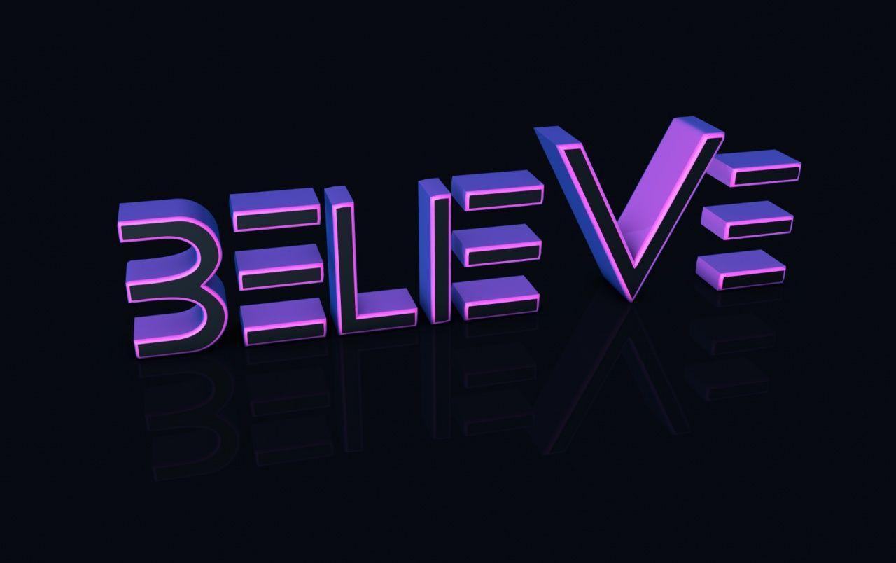 1280x804 Believe Wallpaper