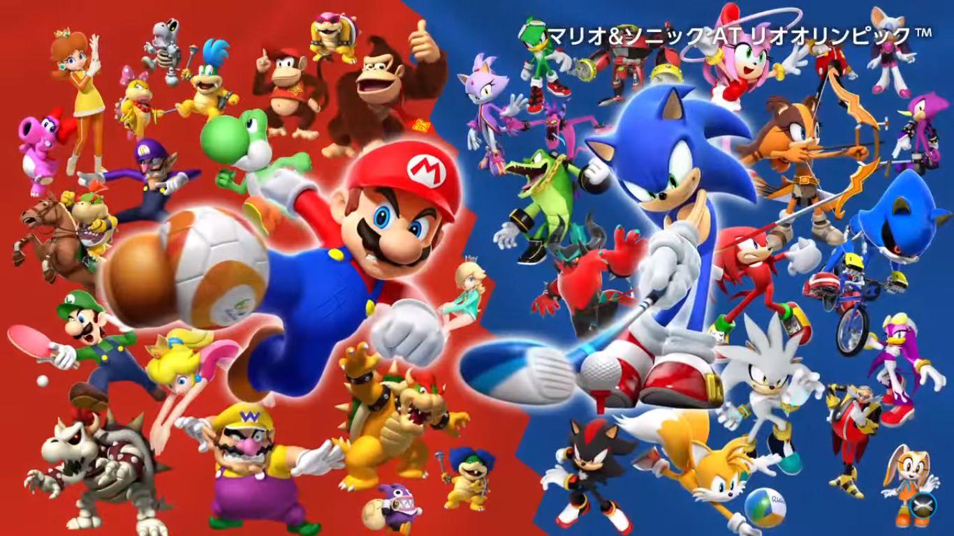 1366x768 Mario And Sonic At The Rio 2016 Olympic Games 3Ds Characters