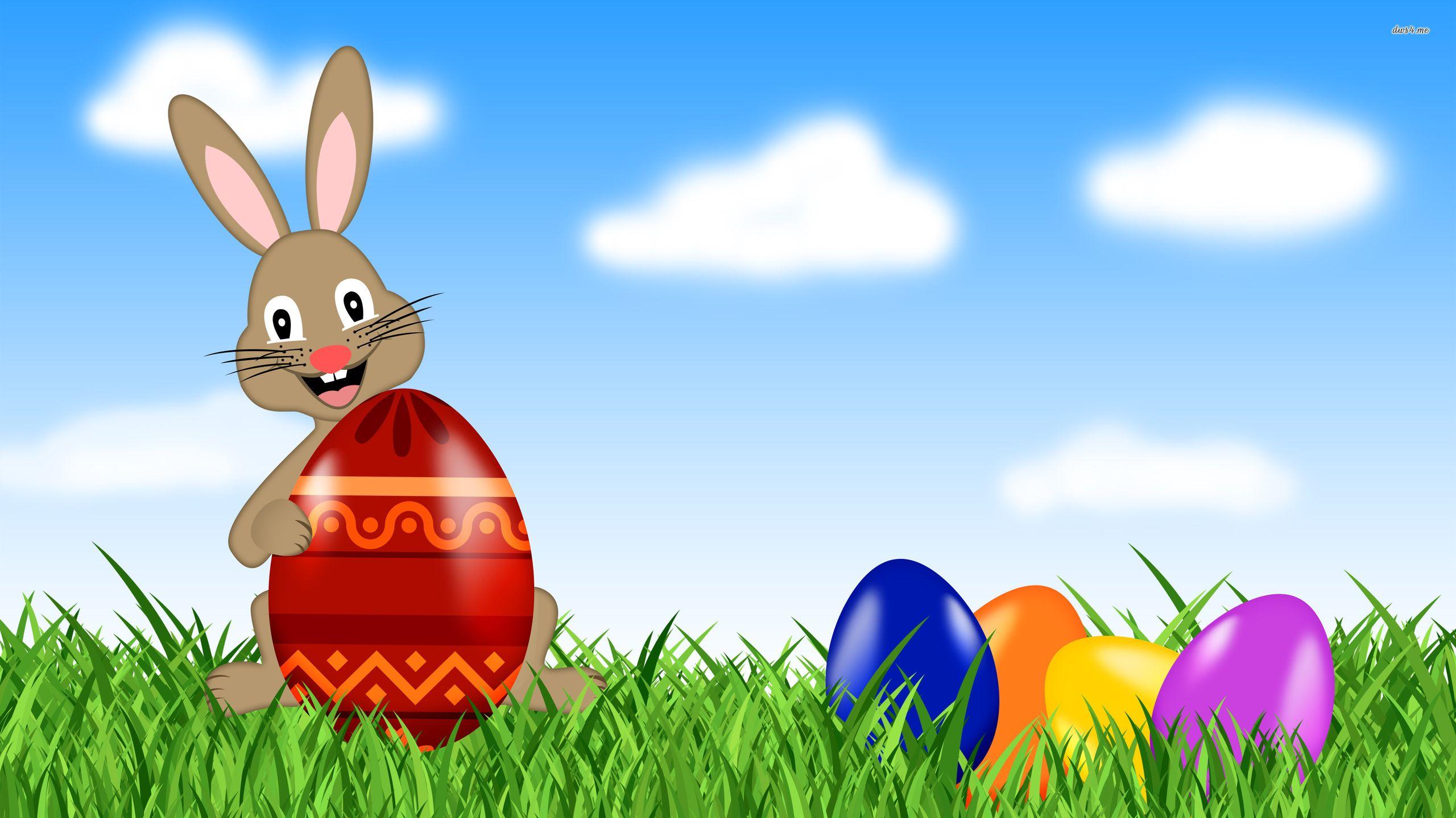 2560x1440 Easter bunny wallpaper wallpaper