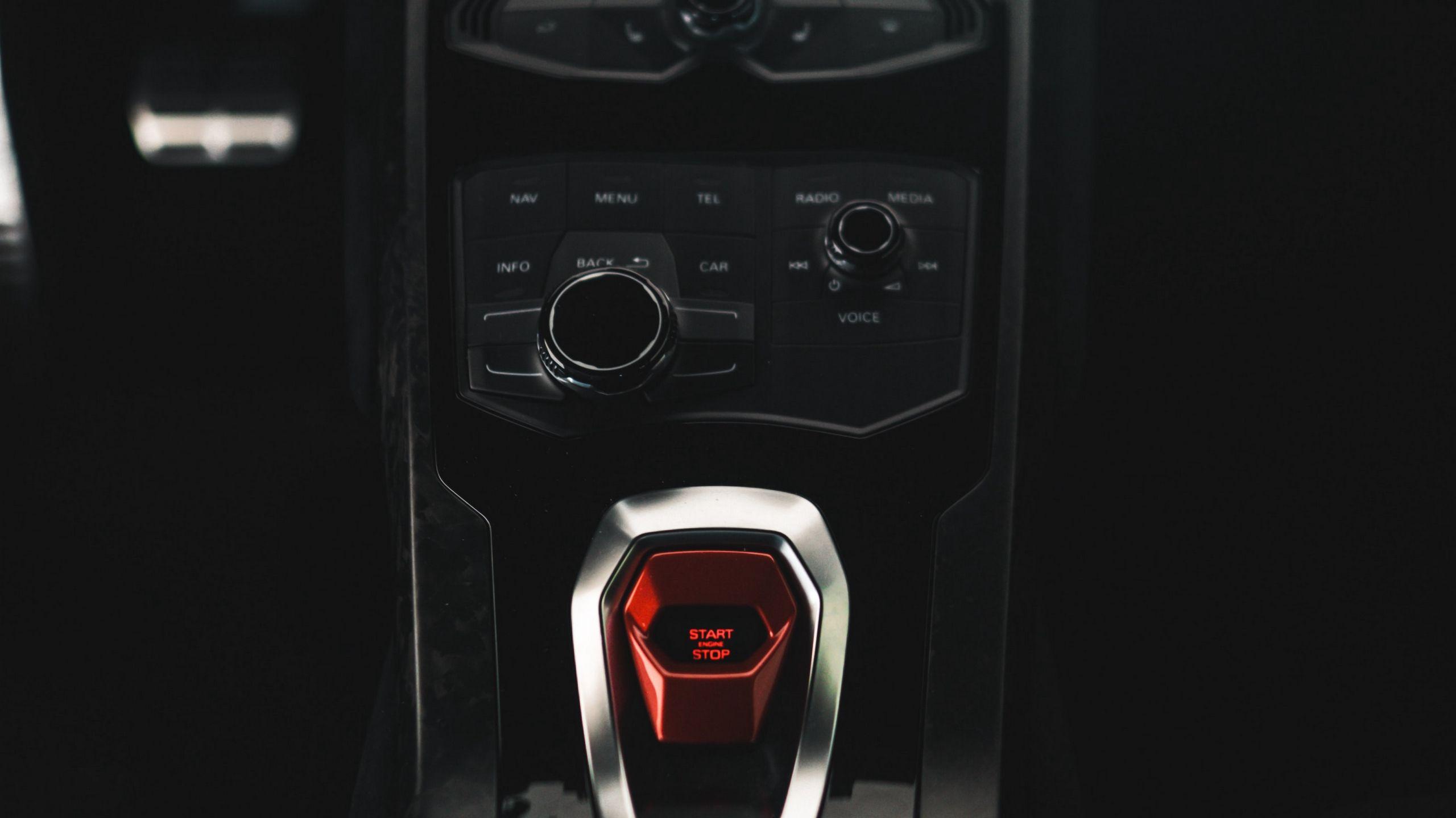 2560x1440 Download wallpaper 2560x1440 car, salon, control panel, buttons
