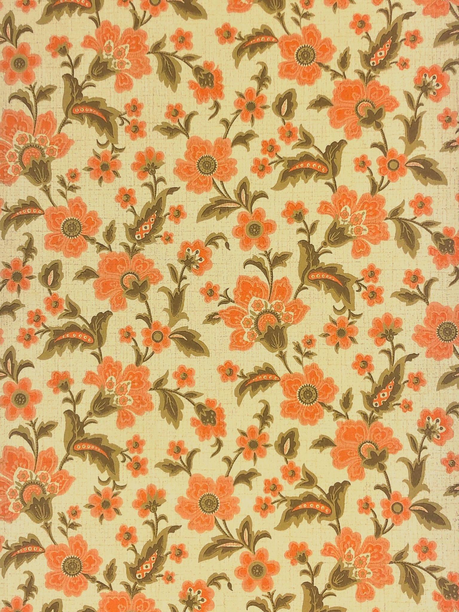 1536x2048 50s Floral Wallpaper