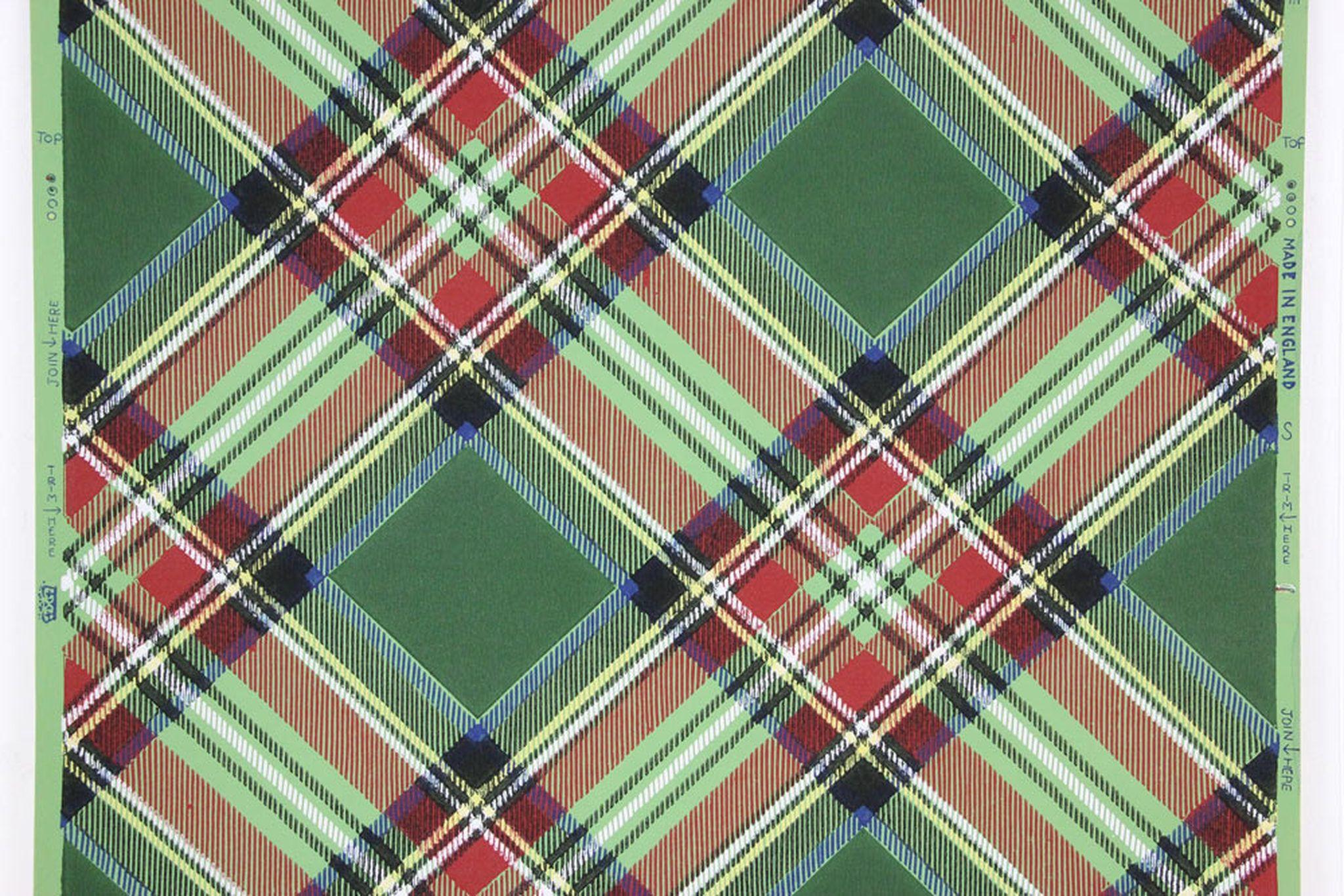 2048x1366 1950s Vintage Wallpaper Red Green Plaid's Vintage Wallpaper
