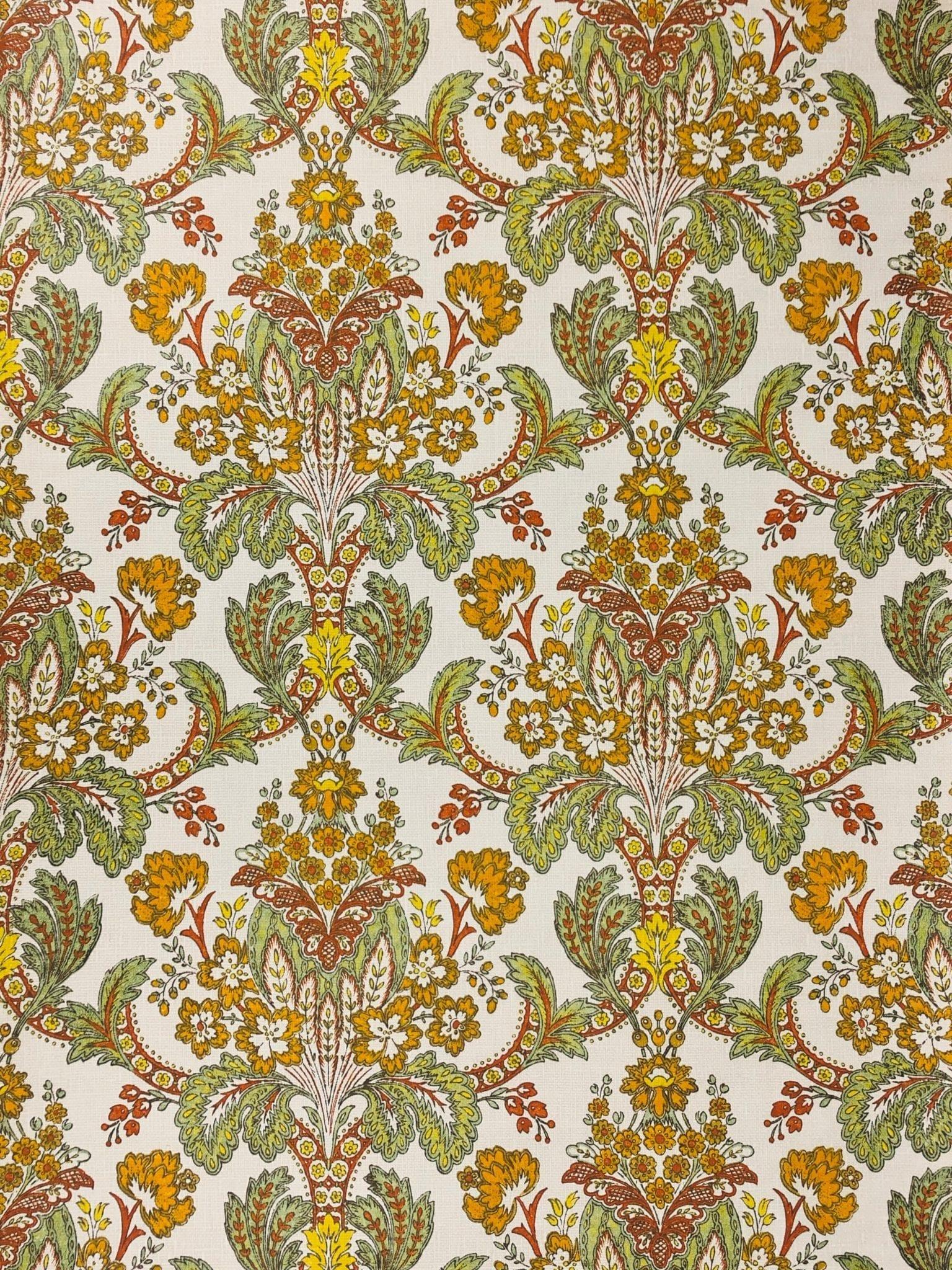 1536x2048 Vintage 1950s Damask Wallpaper