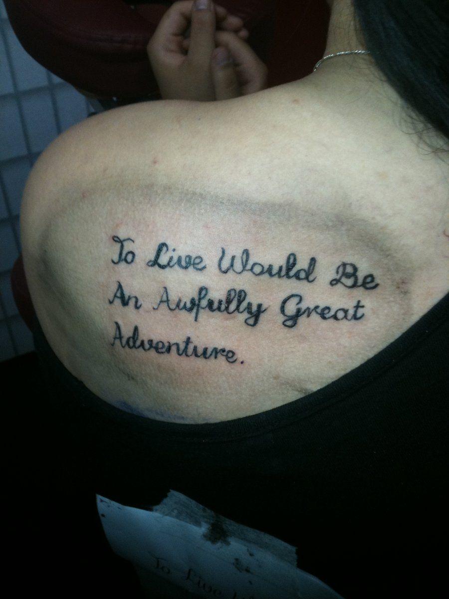 900x1200 Peter Pan Quotes Tattoos