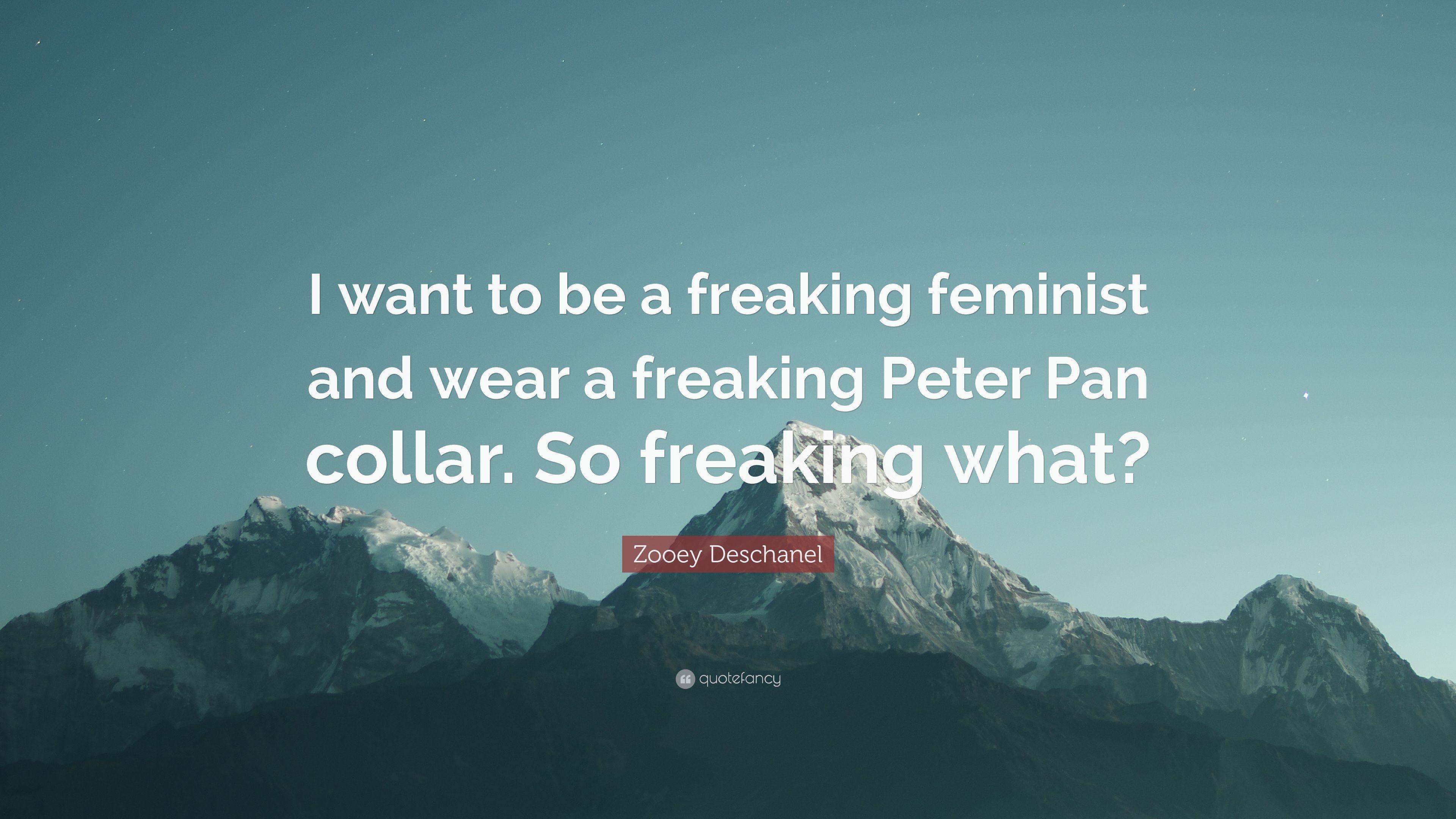 3840x2160 Zooey Deschanel Quote: “I want to be a freaking feminist and wear