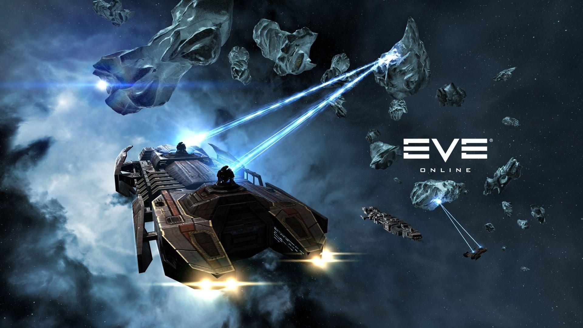 1920x1080 Free download EvE Online mining Desktop wallpaper 1920x1080