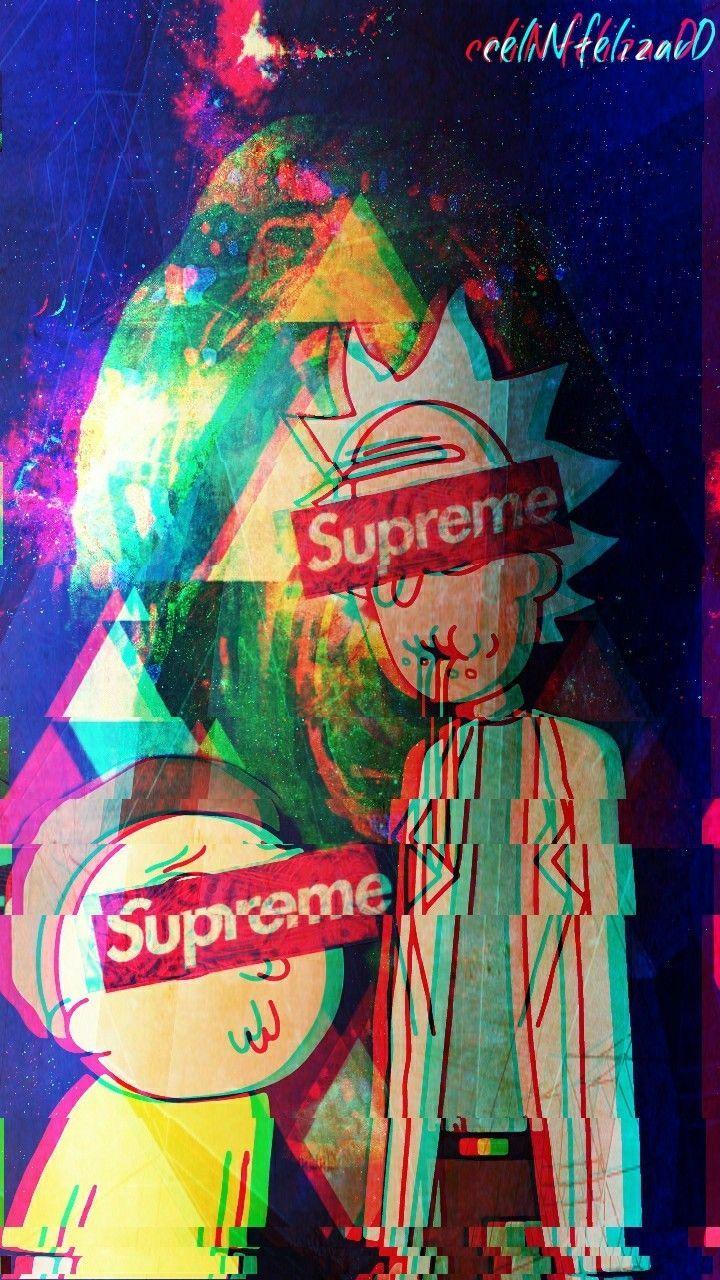 Supreme Rick And Morty Wallpapers Top Free Supreme Rick And