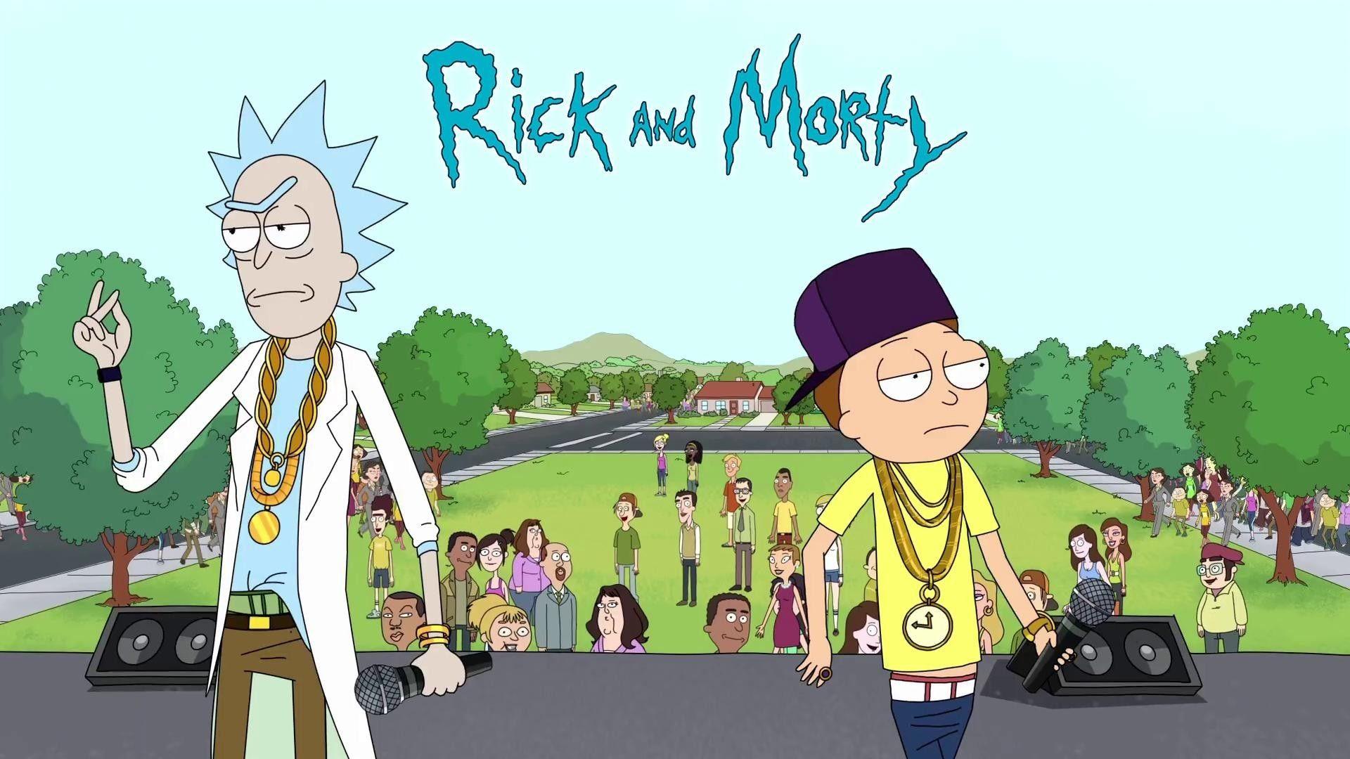 1920x1080 Rick And Morty Hình nền 1920 × 1080 - Rick And Morty tối cao