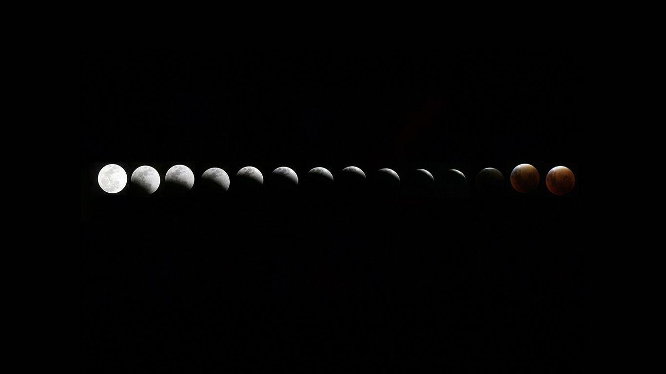 1366x768 wallpaper for desktop, laptop. moon fade lunar nature space dark