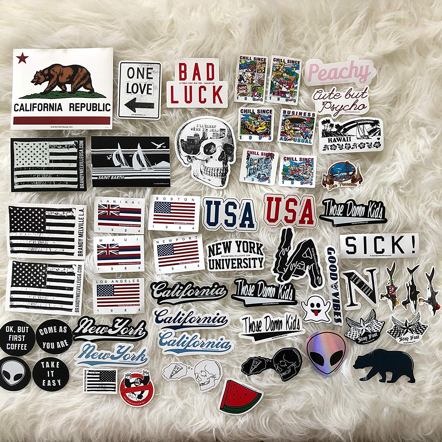 1500x1500 Brandy Melville Sticker Bundle Lot Collection of 145