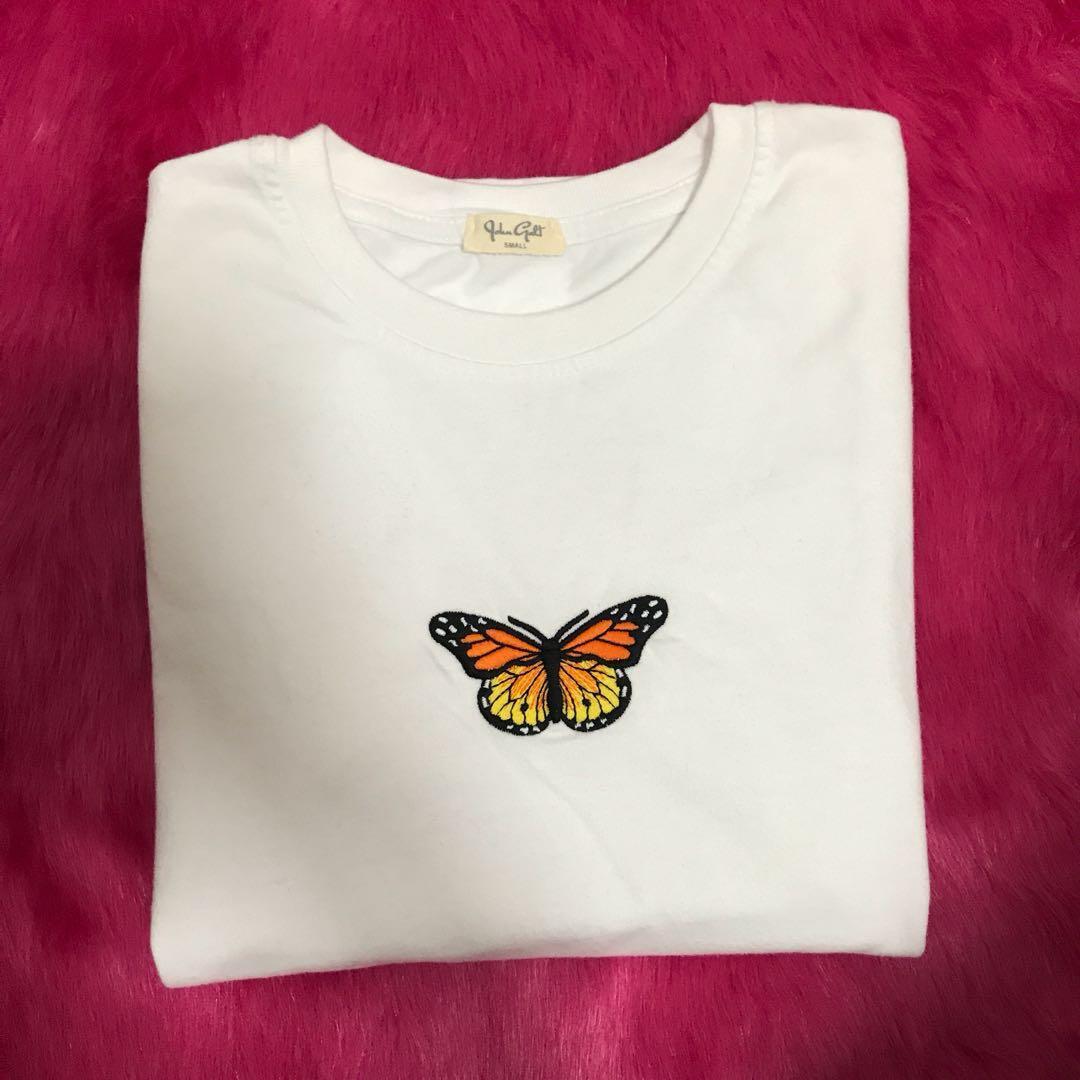 1080x1080 brandy melville butterfly jamie, Women's Fashion, Clothes, Tops