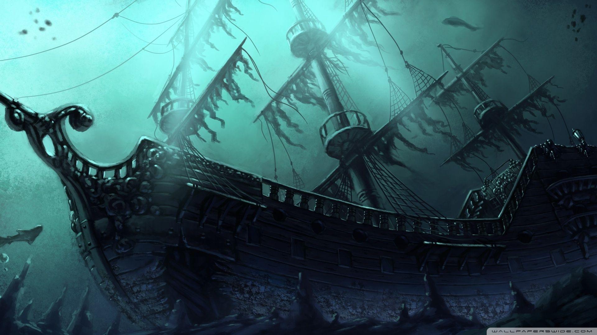 Ghost Ship Wallpapers Top Free Ghost Ship Backgrounds WallpaperAccess