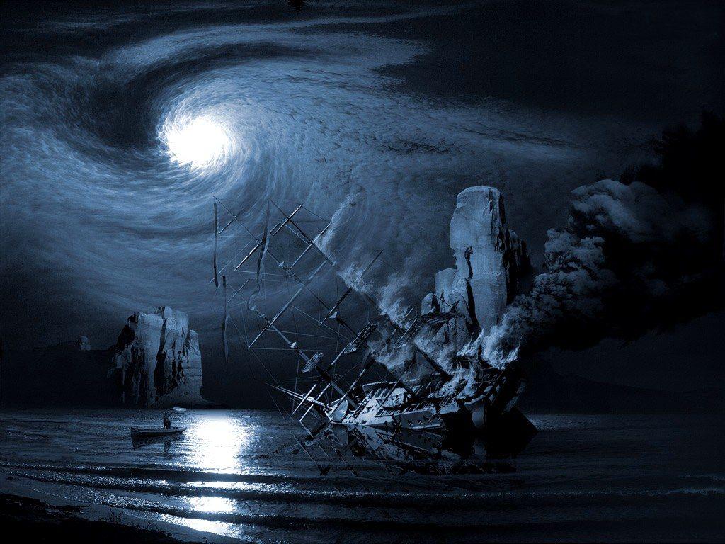 1024x768 Ghost Ship (4). Eldorado Theme ART HD Wallpaper for your C