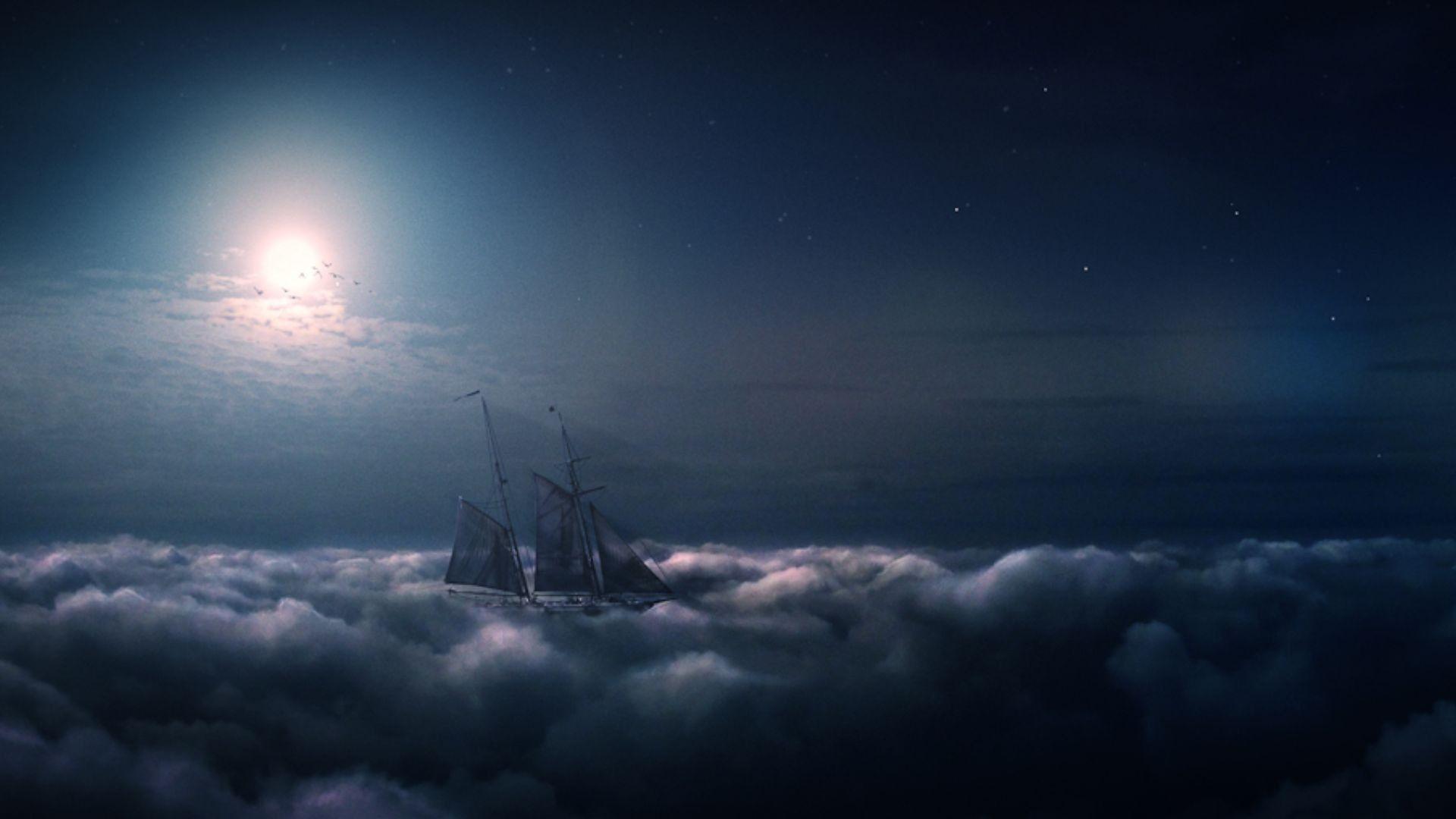 1920x1080 Ghost Ship Wallpaper