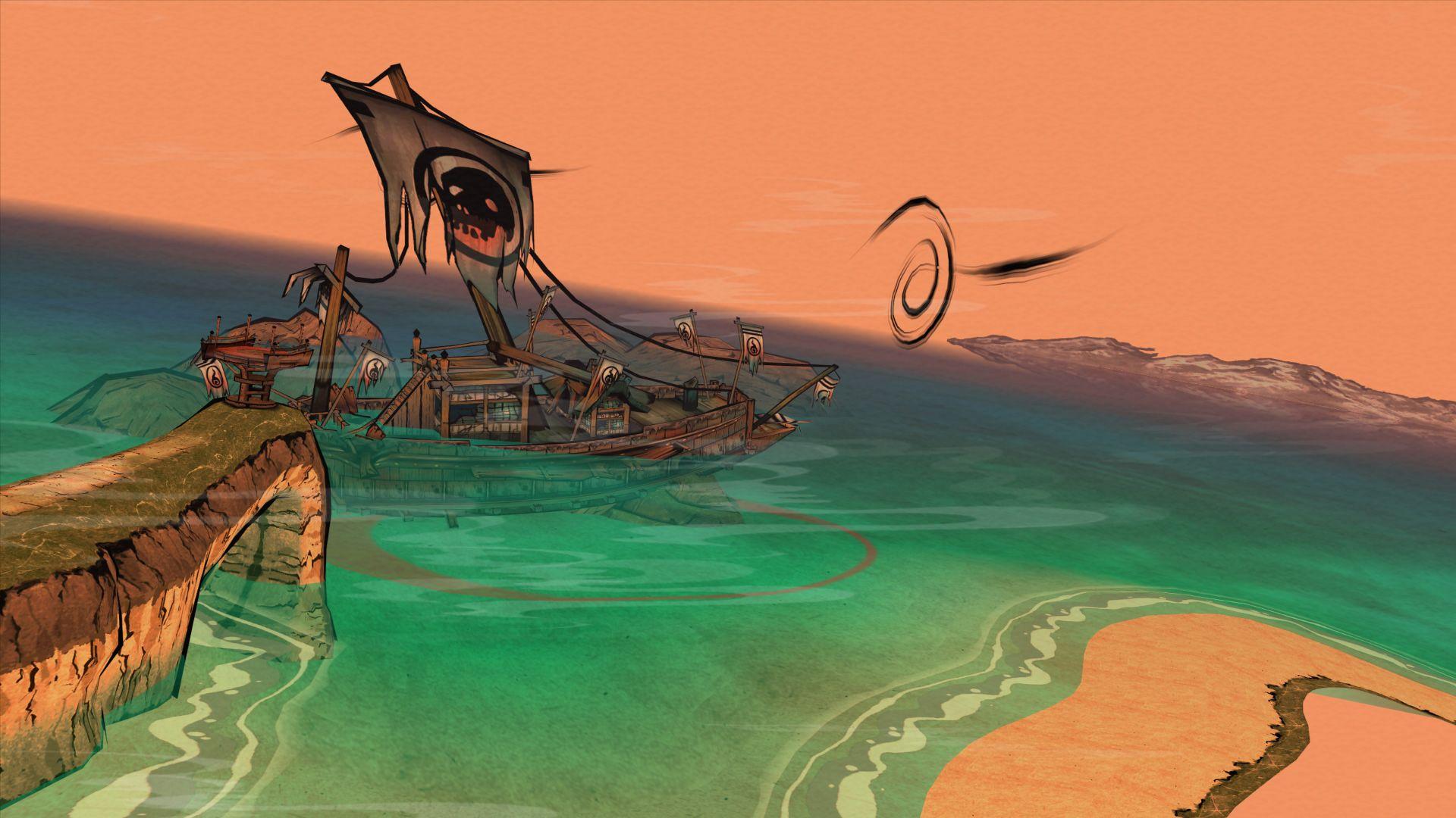1920x1080 Okami Ship Okami Wallpaper