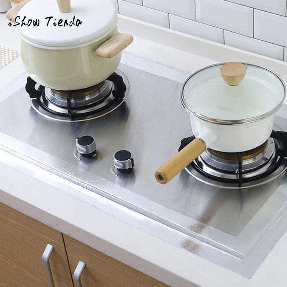 960x960 Cabinet Stickers Oil Proof Waterproof Wallpaper kitchen Gas Stove