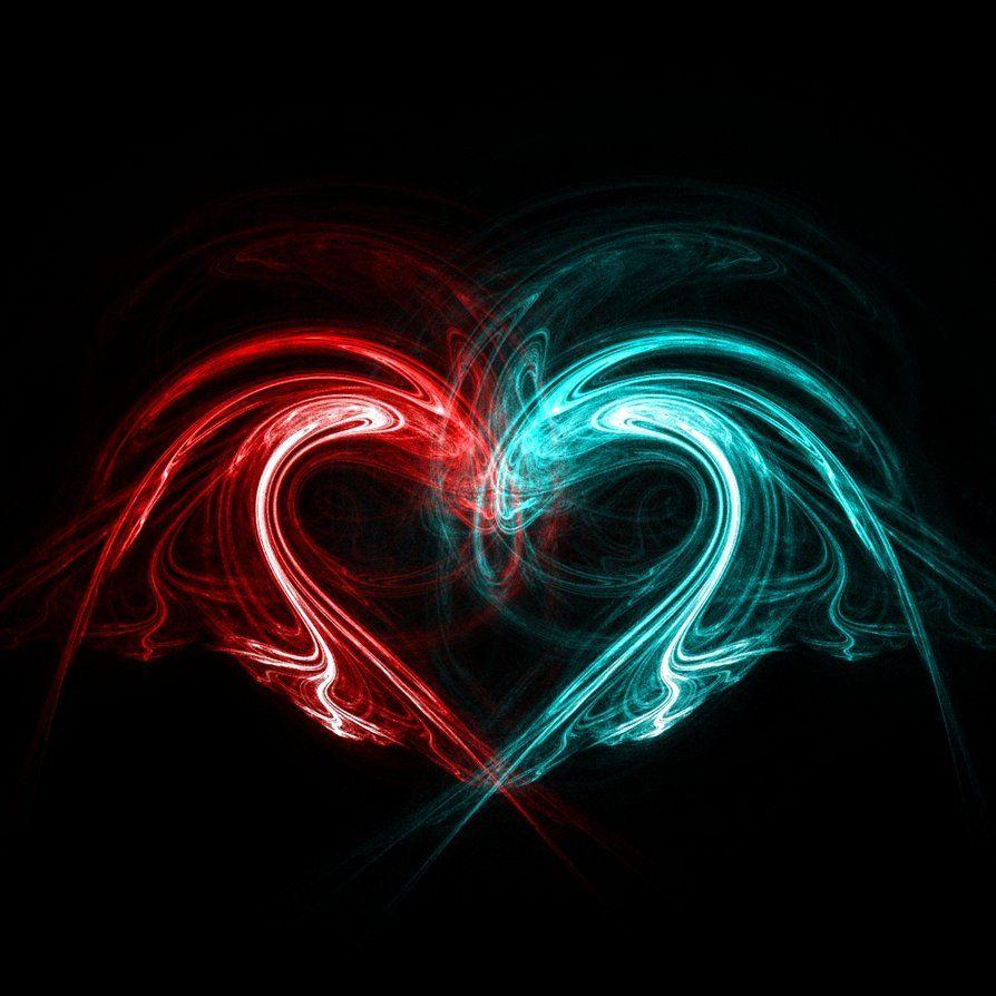 894x894 Fire Heart Wallpaper