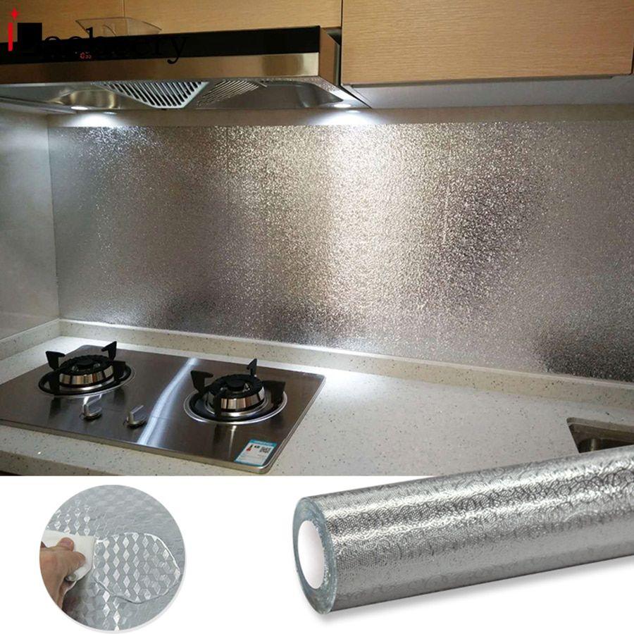 900x900 Multifunctional Kitchen Stove Backsplash Oil Proof Wall Sticker