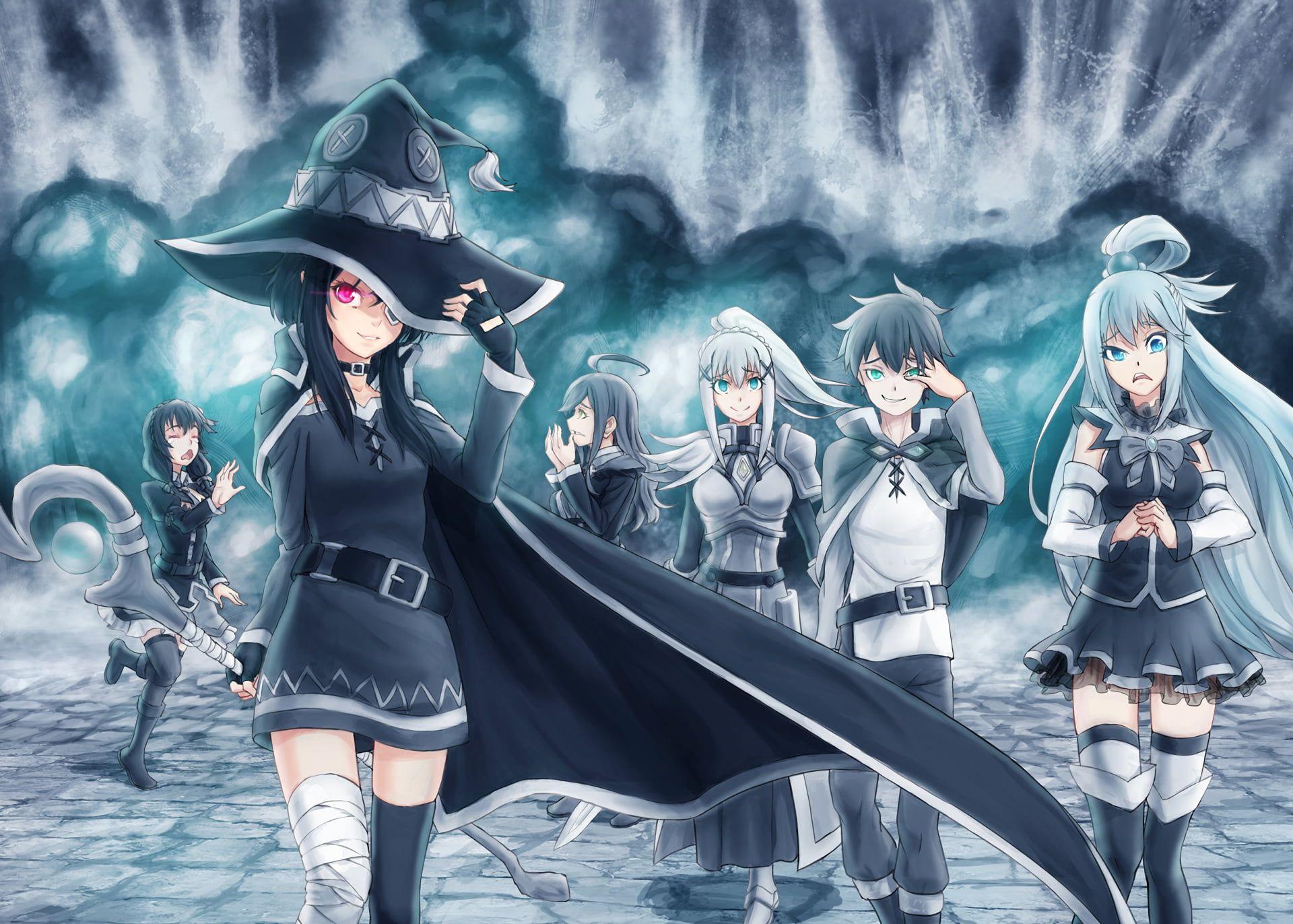 1920x1372 Anime characters digital wallpaper, Kono Subarashii Sekai ni