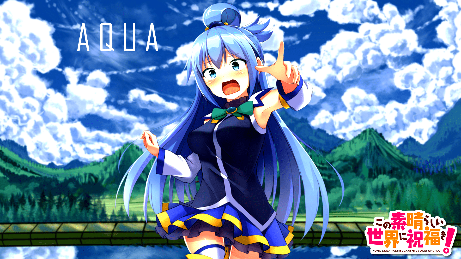 1920x1080 AQUA KONOSUBA HD Wallpaper