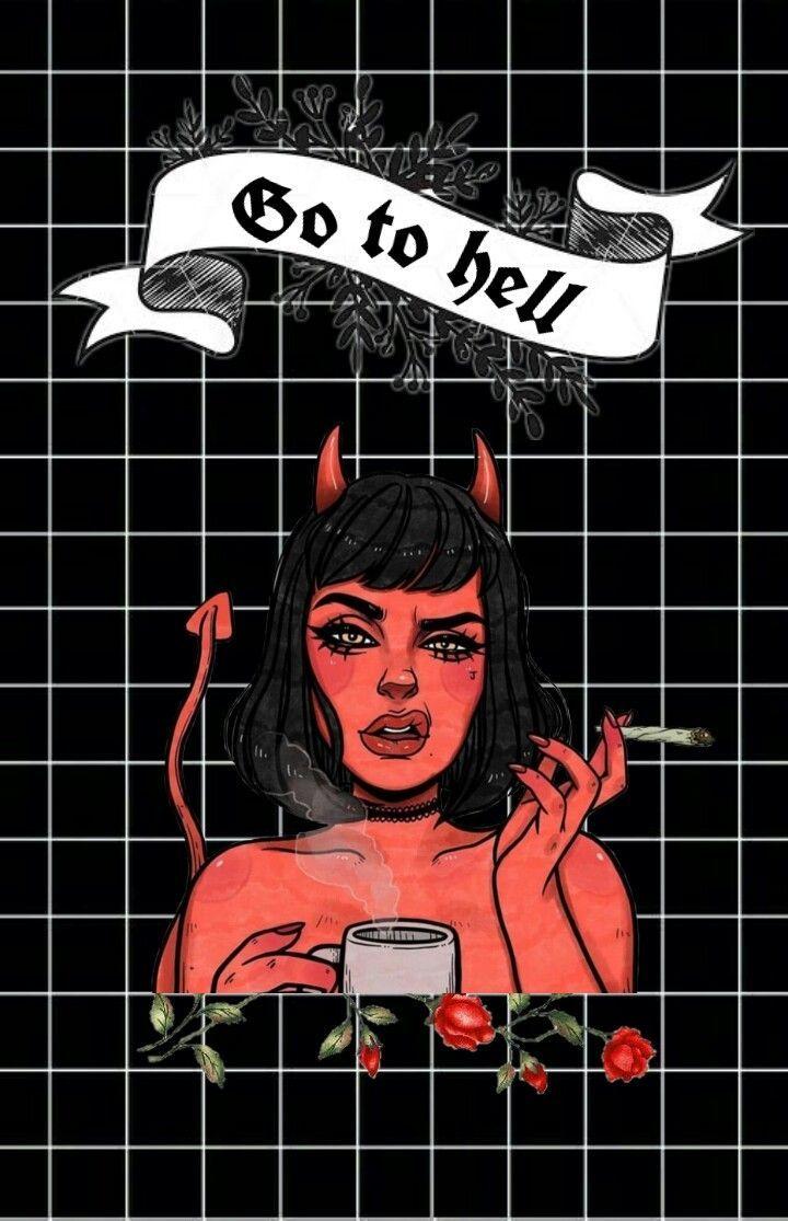Devil Aesthetic Wallpaper ~ Baddie Wallpaperset | Ganrisna