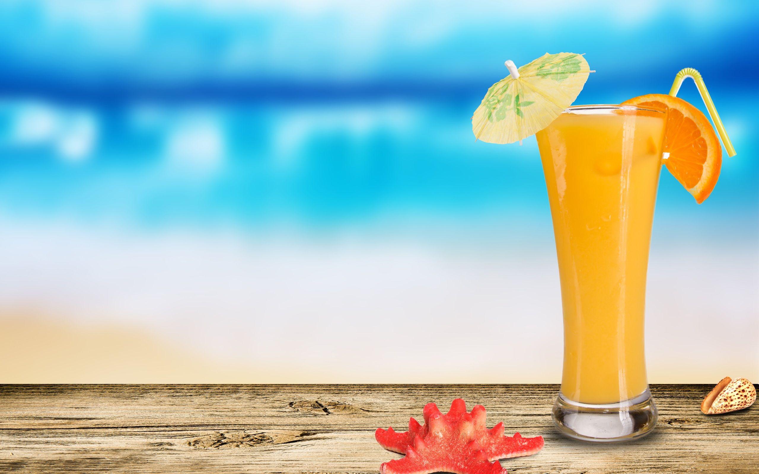 2560x1600 Wallpaper Cocktail of orange juice 2560x1600 HD Picture, Image