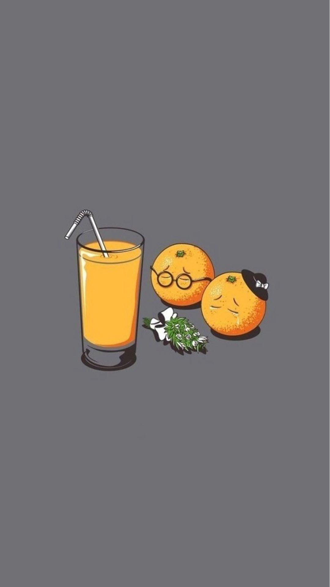 1080x1920 Orange Juice Funeral Funny iPhone 8 Wallpaper Free Download