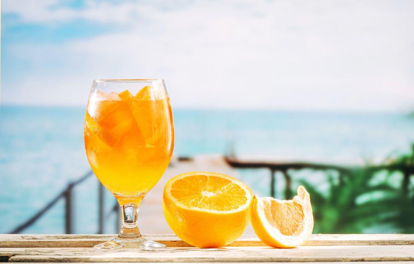 1332x850 Wallpaper beach, summer, stay, orange, juice, juice, ice, summer