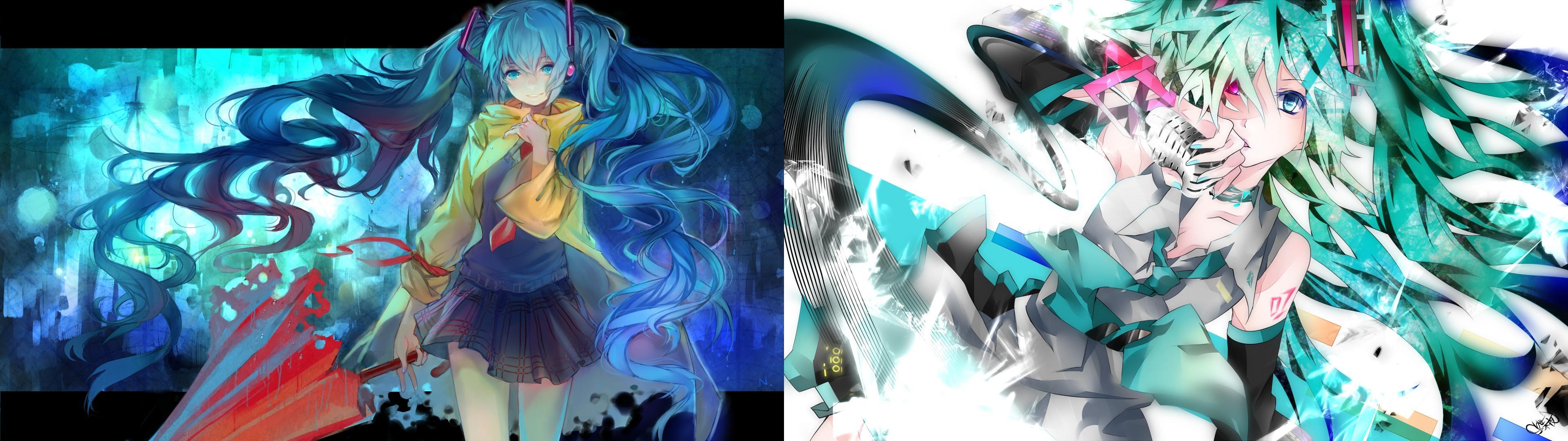 3840x1080 Dual Screen Anime Wallpaper 3840x1080