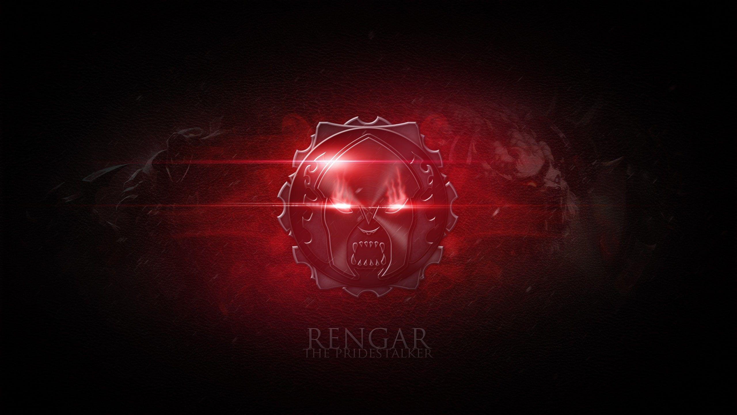 2560x1440 Rengar, League of Legends, Red, rengar, league of legends, red, HD