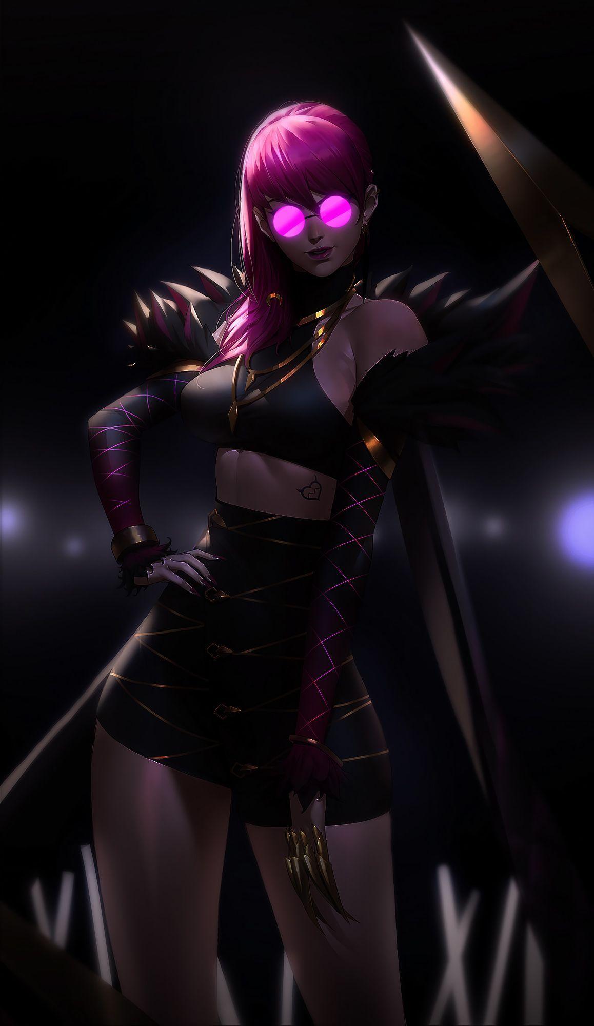 1158x2000 K DA Evelynn. LoL Wallpaper. Lol League Of Legends, League