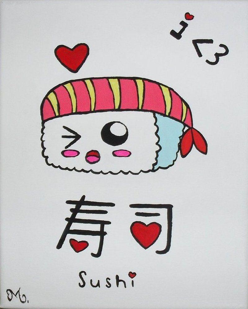 800x998 kawaii sushi