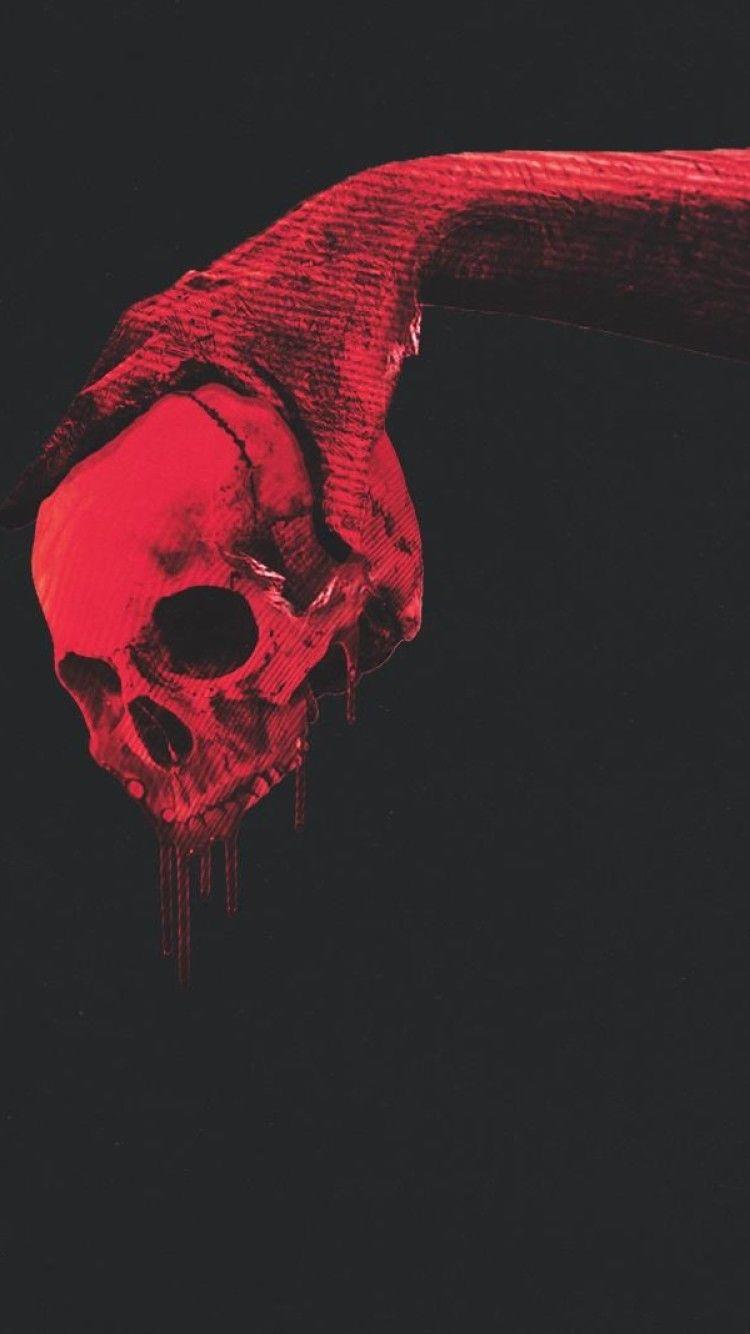 750x1334 Red Skull iPhone iPhone 6S, iPhone 7 HD 4k Wallpaper