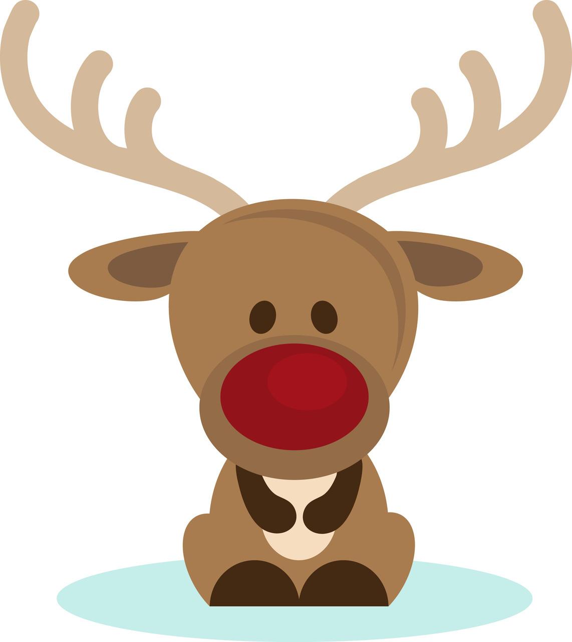 1142x1280 Christmas Raindeer Wallpaper